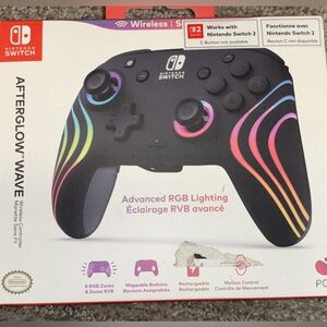 Afterglow Wave Wireless Controller with RGB Lighting
